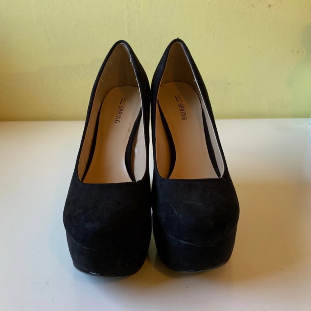 Black Platform Heels